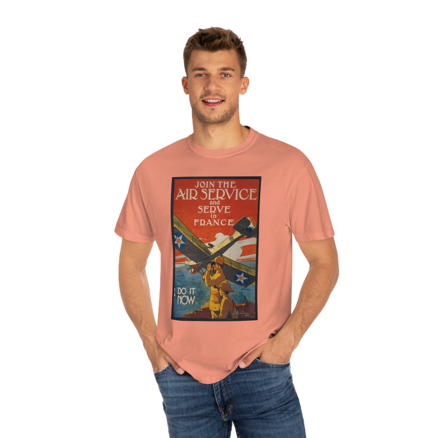 'Serve in France' Propaganda Print Shirt