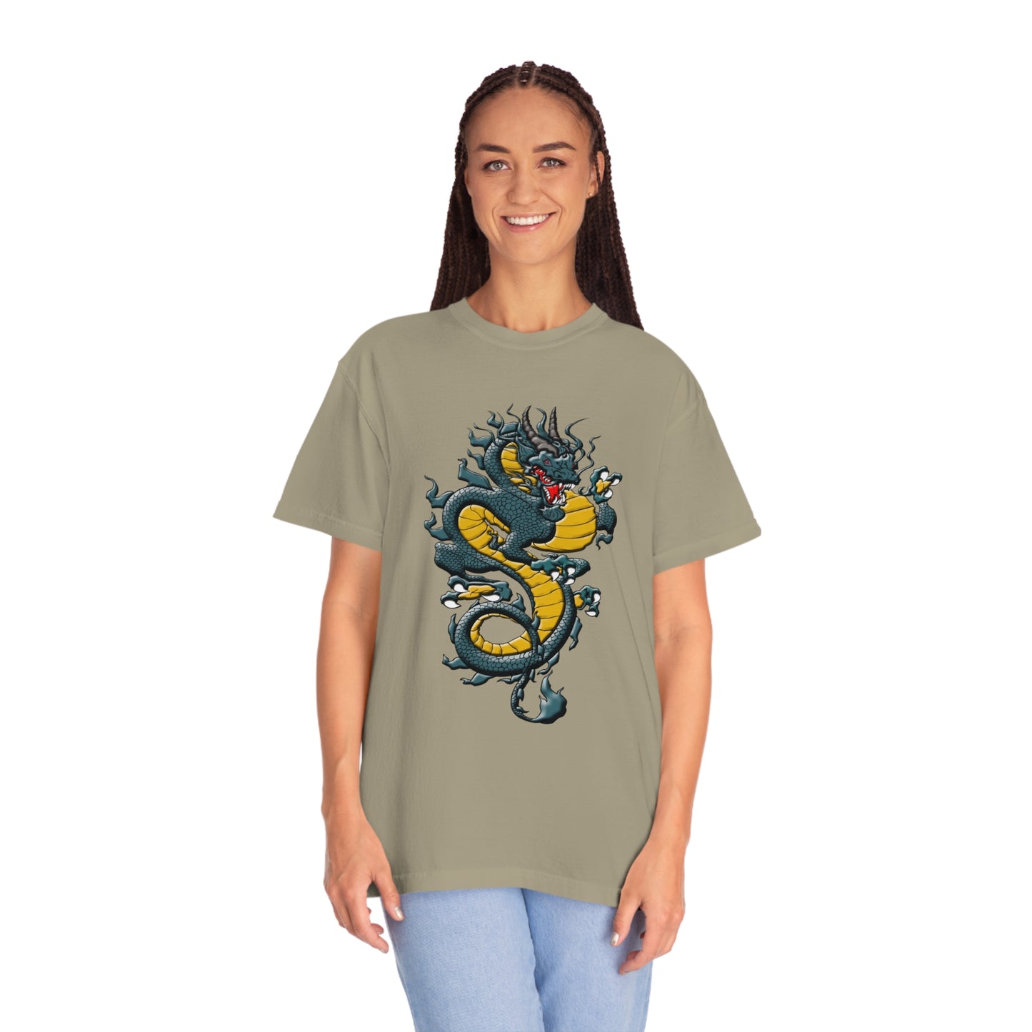 Chinese Dragon Print Shirt