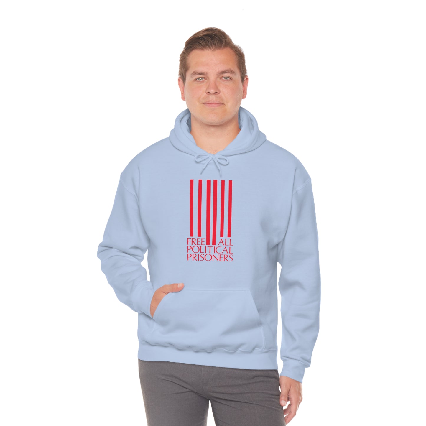 'Free All Political Prisoners' Hooded Sweatshirt