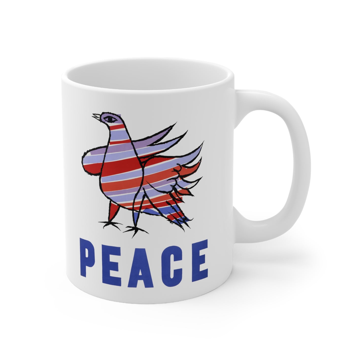 Peace Dove Ceramic Mug 11oz