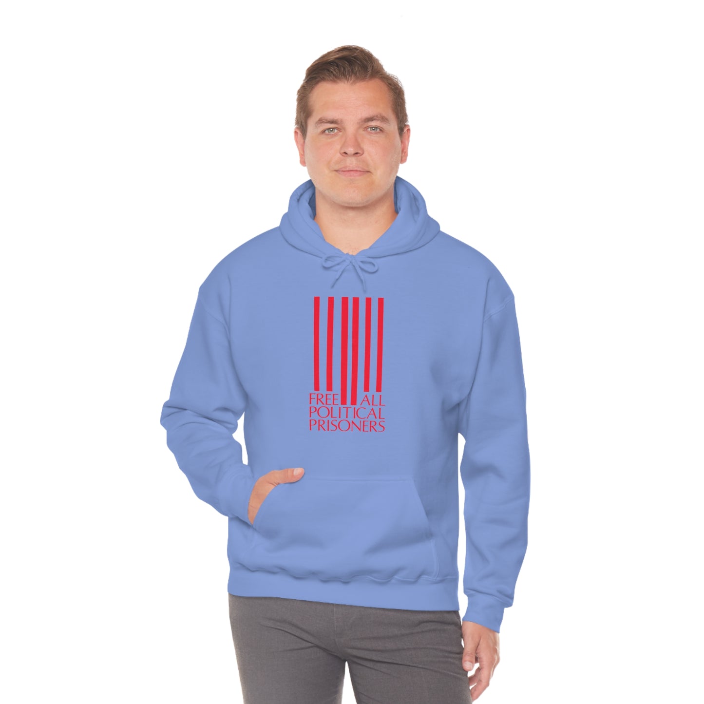 'Free All Political Prisoners' Hooded Sweatshirt