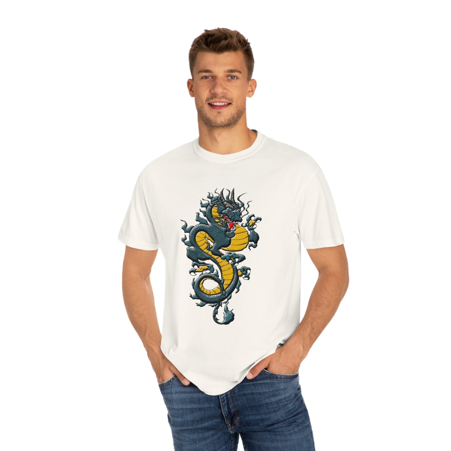 Chinese Dragon Print Shirt