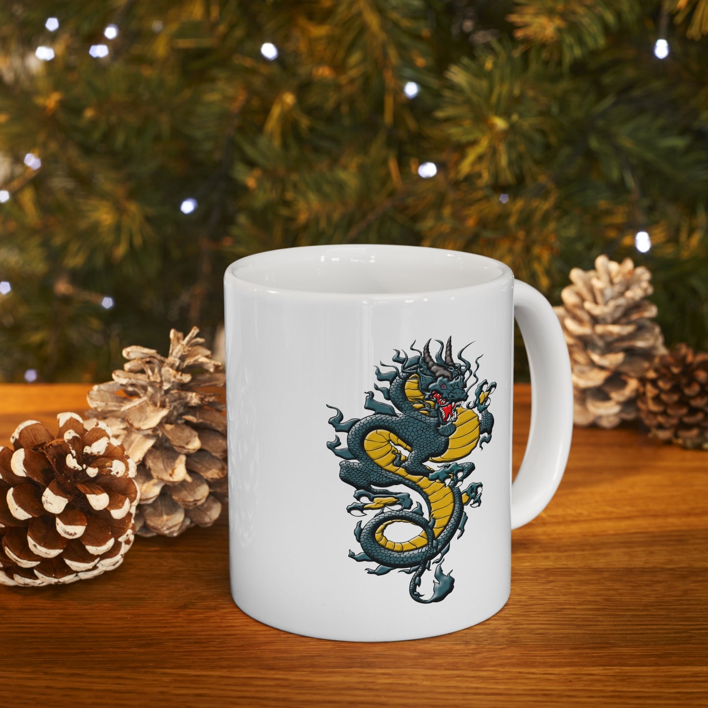 Chinese Dragon Ceramic Mug 11oz