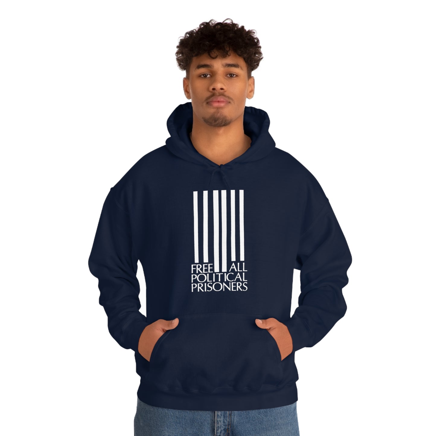 'Free All Political Prisoners' Hooded Sweatshirt