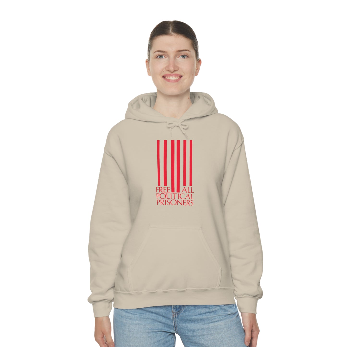 'Free All Political Prisoners' Hooded Sweatshirt