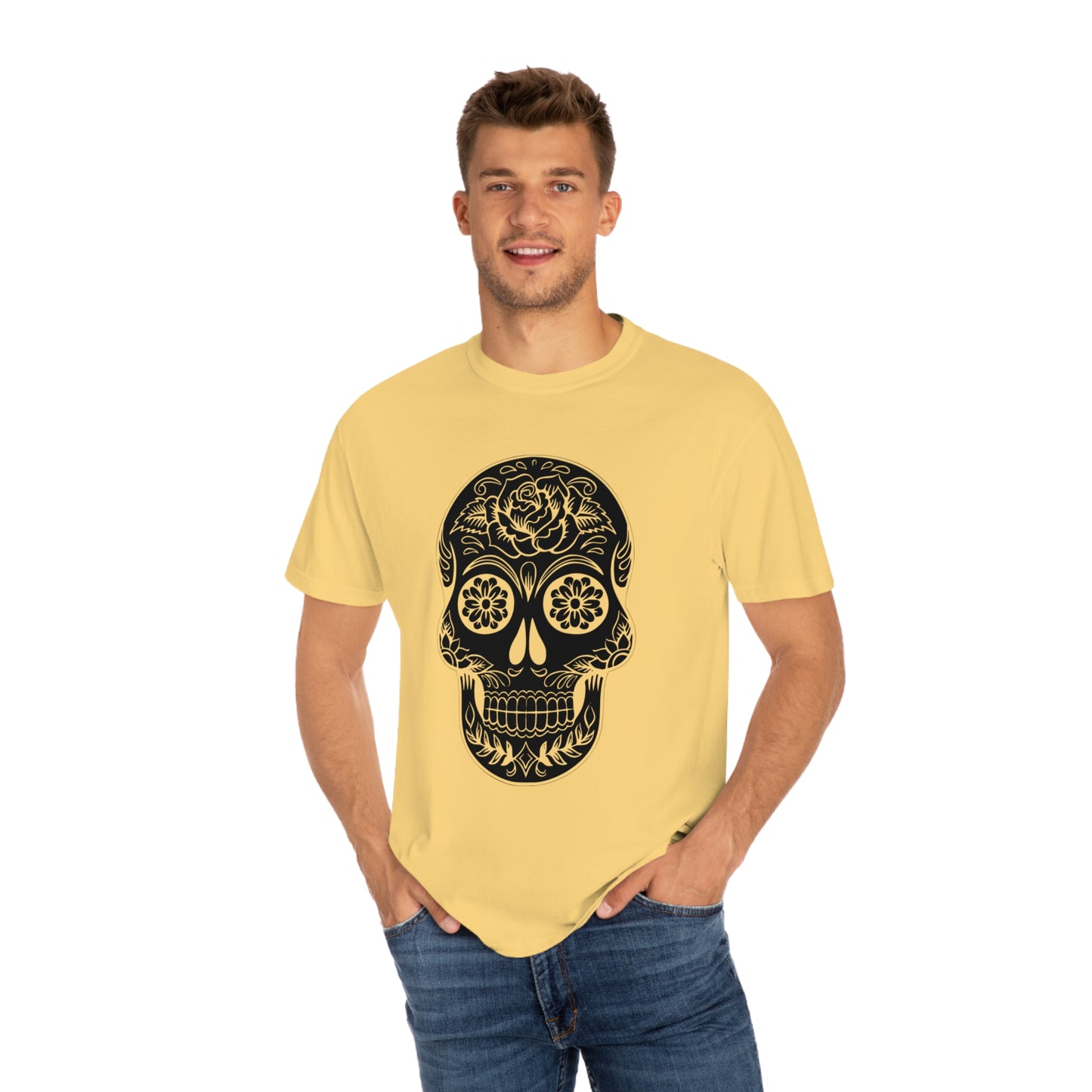 Day of the Dead Skull Print Shirt