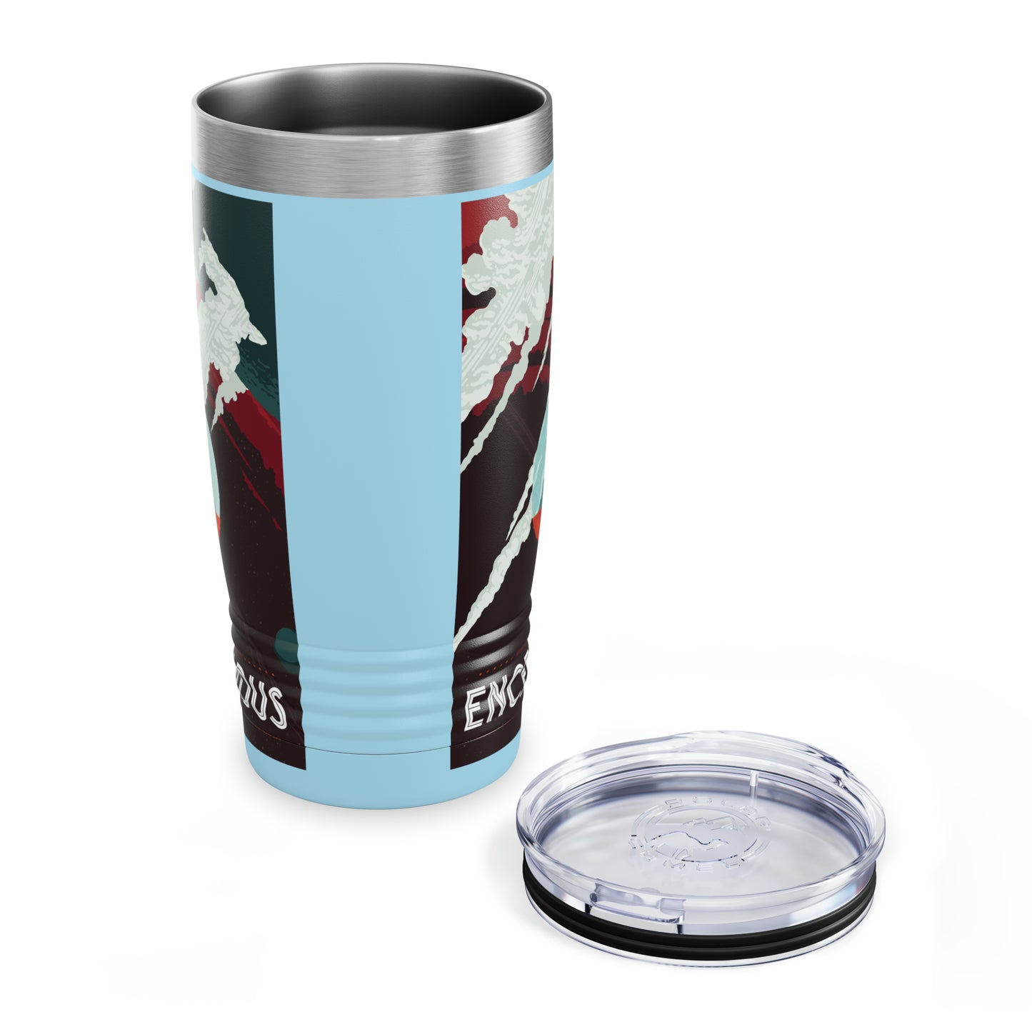 Retrofuturist Space Tourism to Celadus Ringneck Tumbler, 20oz