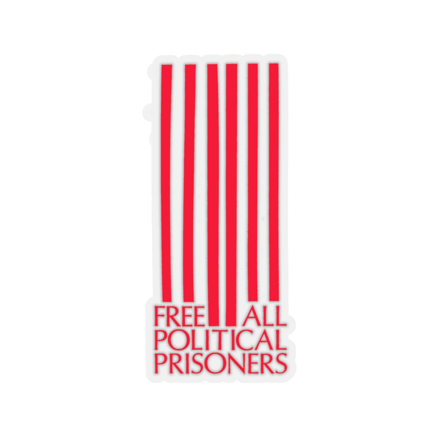 'Free All Political Prisoners' Sticker