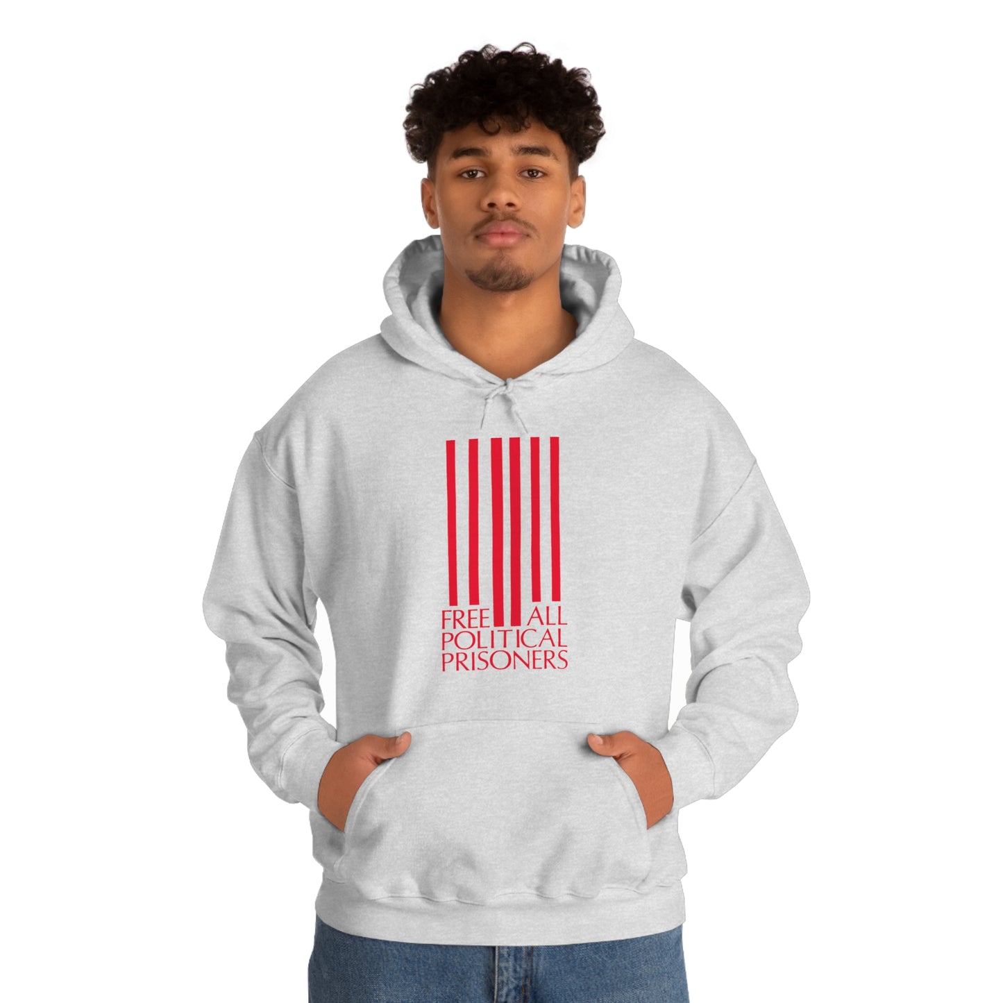 'Free All Political Prisoners' Hooded Sweatshirt