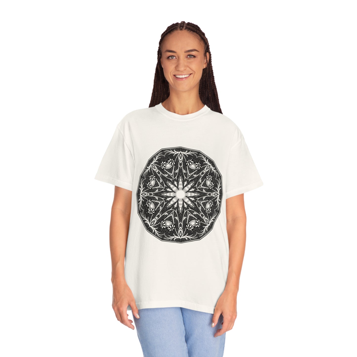 Circular Mandala Print Shirt