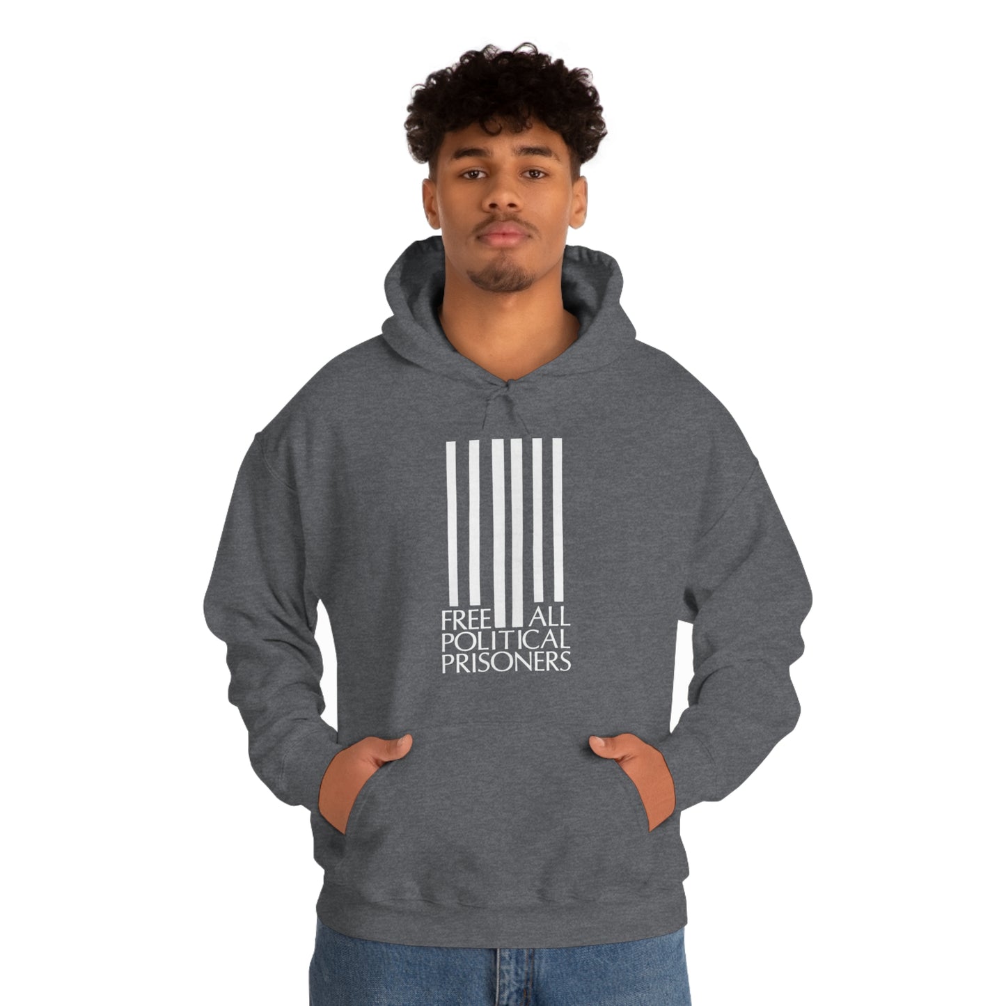 'Free All Political Prisoners' Hooded Sweatshirt