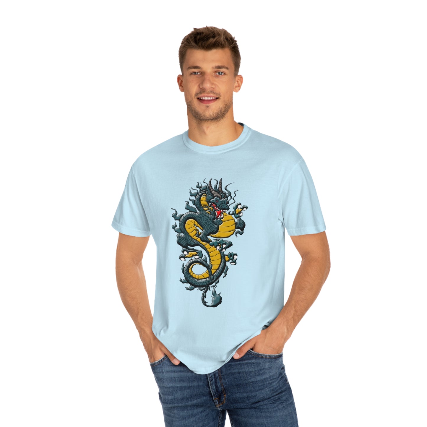 Chinese Dragon Print Shirt