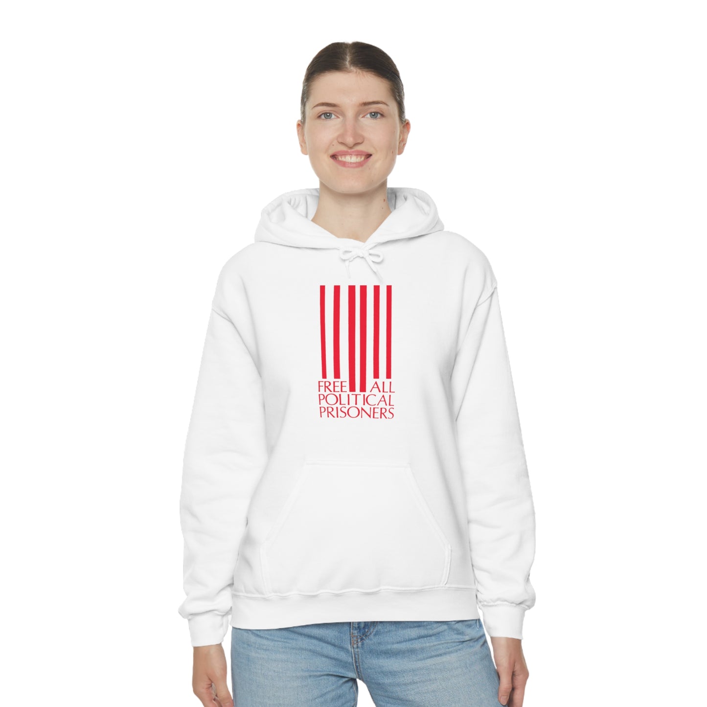 'Free All Political Prisoners' Hooded Sweatshirt