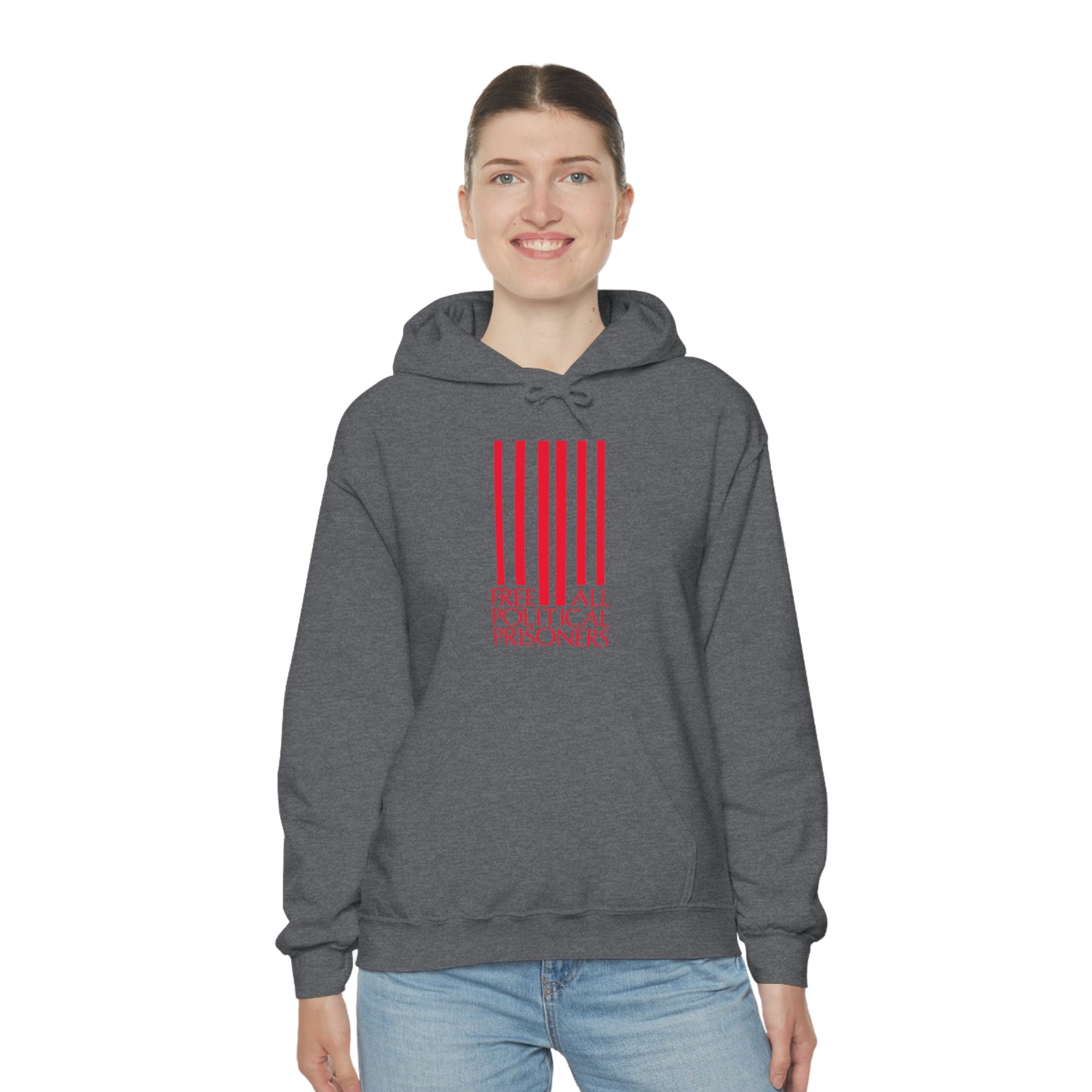 'Free All Political Prisoners' Hooded Sweatshirt