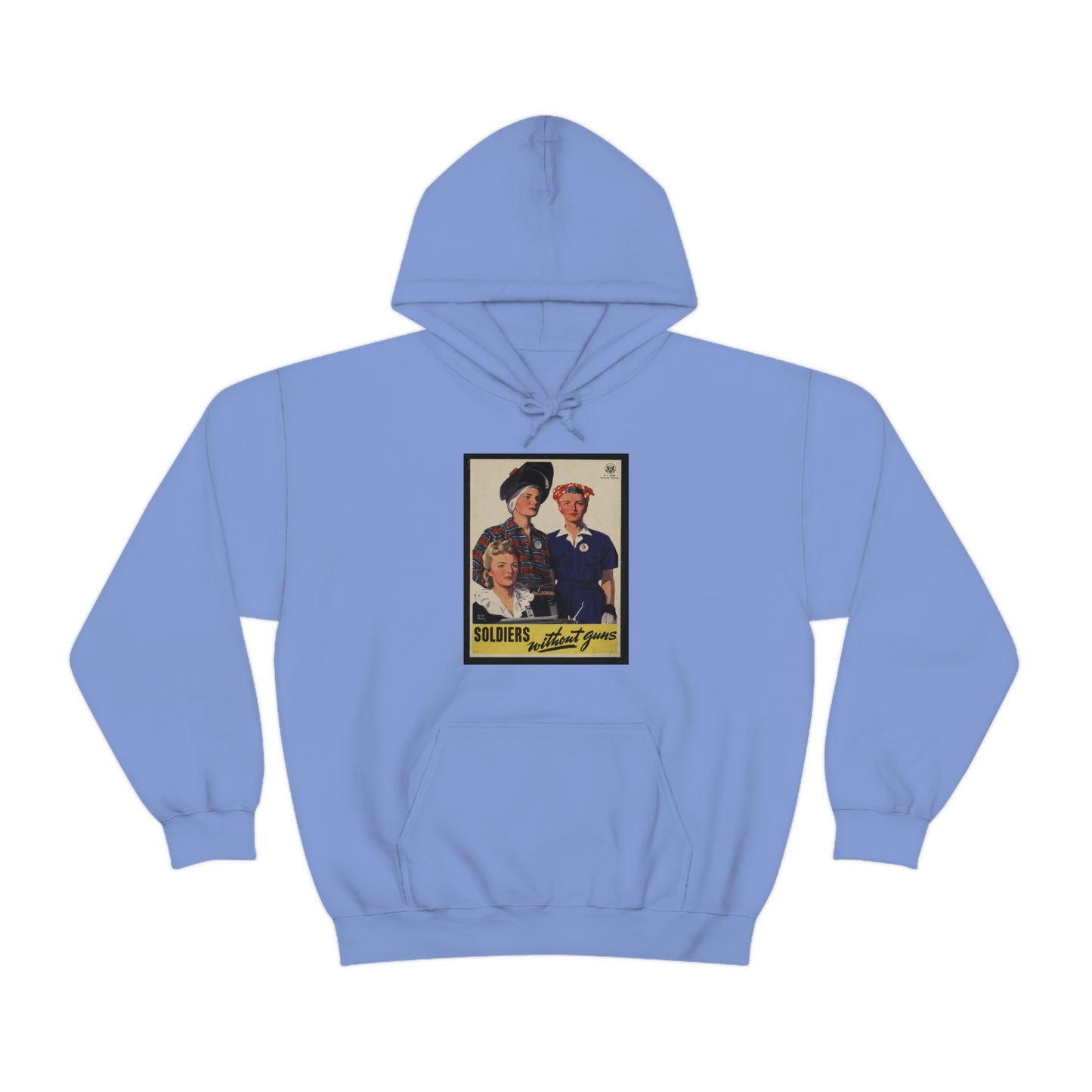 Vintage 'Soldiers Without Guns' Hooded Sweatshirt