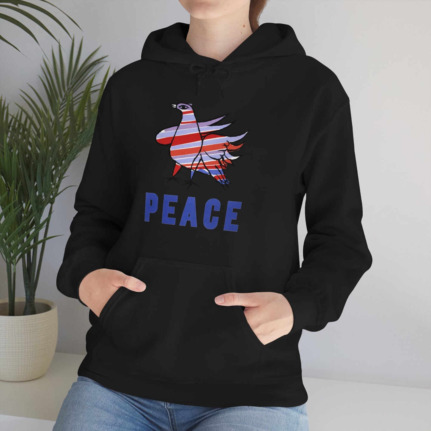 Peace Dove Hooded Sweatshirt