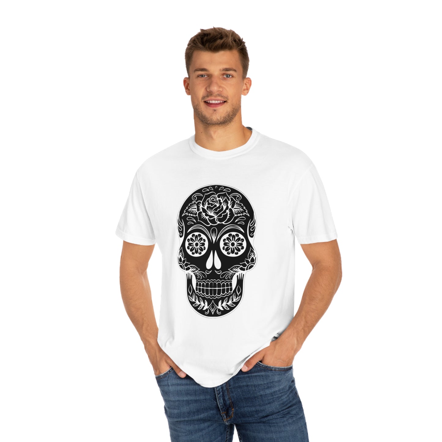 Day of the Dead Skull Print Shirt