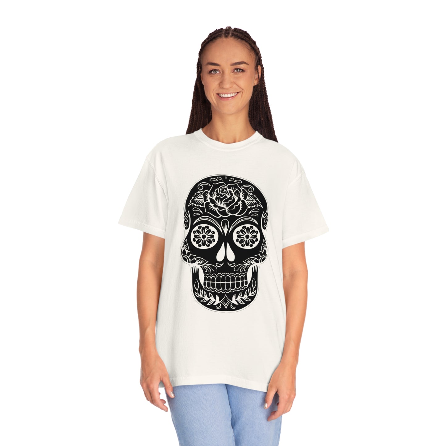 Day of the Dead Skull Print Shirt