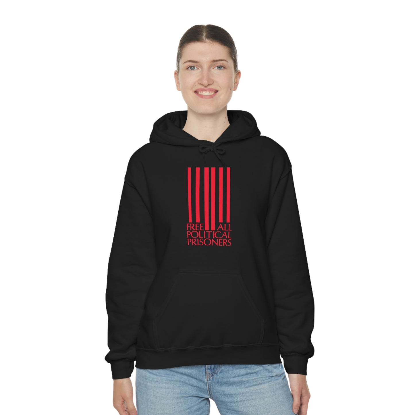 'Free All Political Prisoners' Hooded Sweatshirt