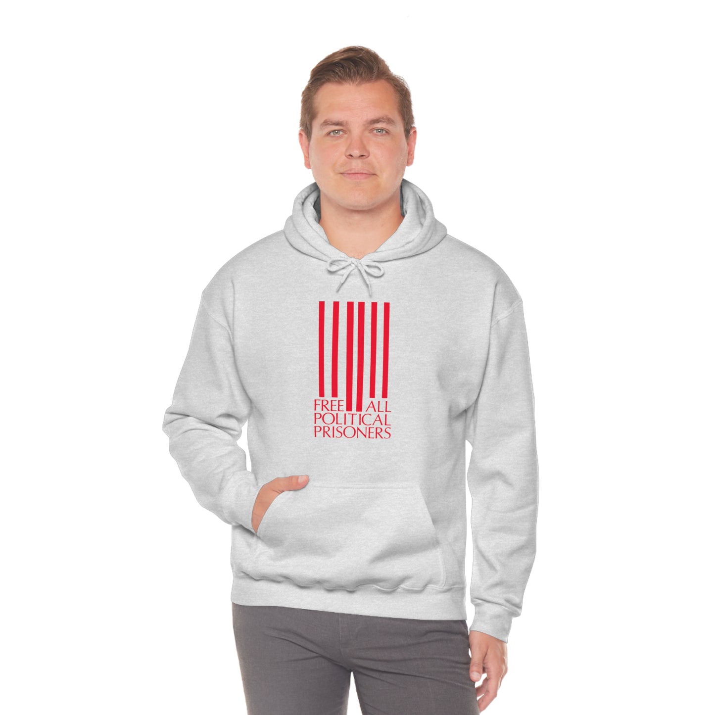 'Free All Political Prisoners' Hooded Sweatshirt