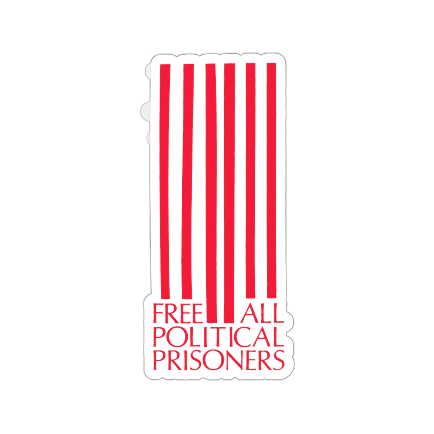 'Free All Political Prisoners' Sticker