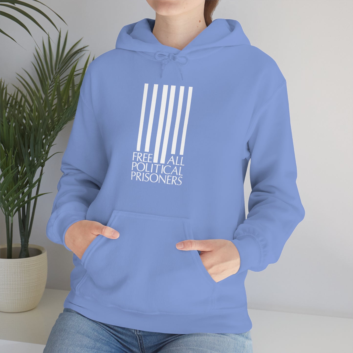 'Free All Political Prisoners' Hooded Sweatshirt