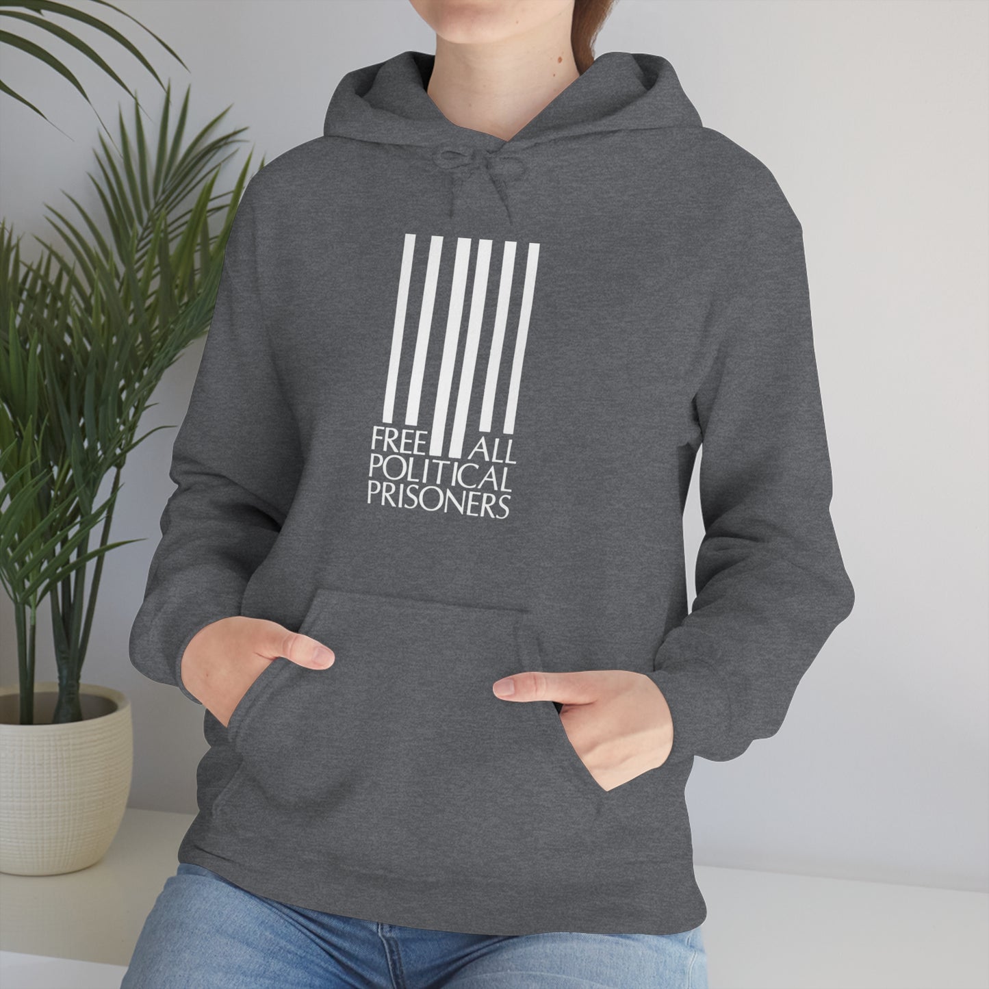 'Free All Political Prisoners' Hooded Sweatshirt