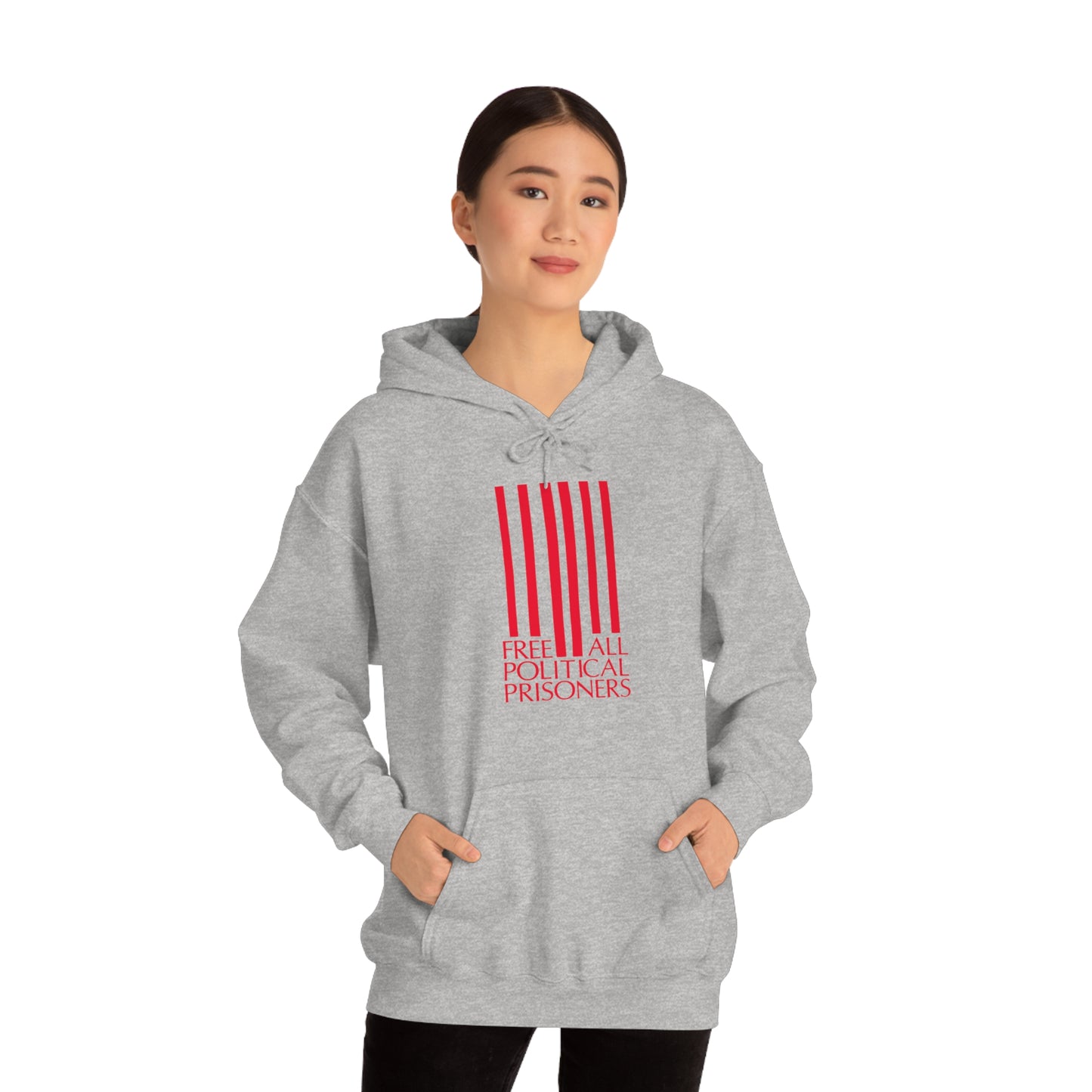 'Free All Political Prisoners' Hooded Sweatshirt