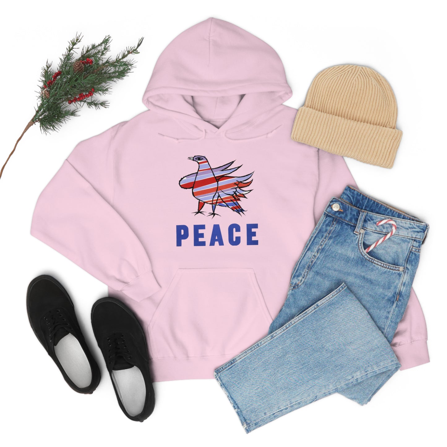 Peace Dove Hooded Sweatshirt