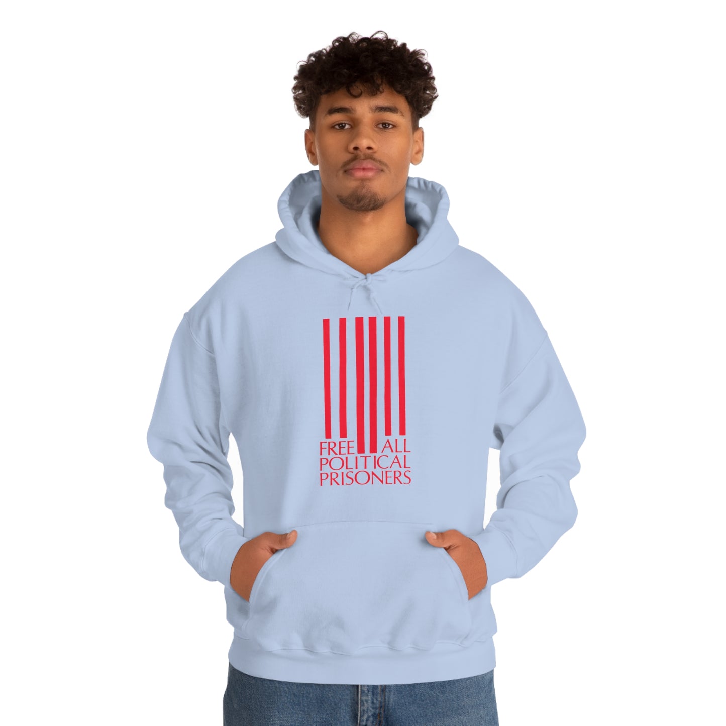 'Free All Political Prisoners' Hooded Sweatshirt