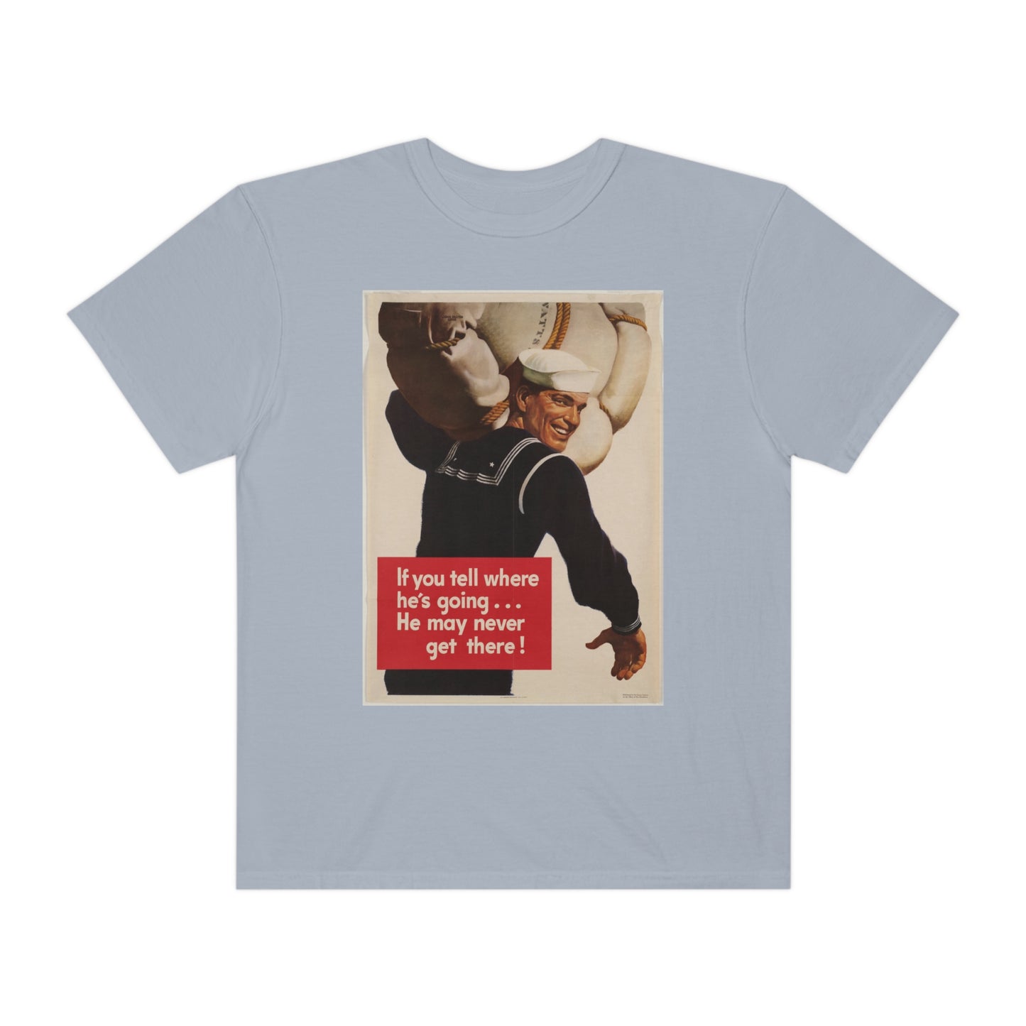 'He May Never Get There' Propaganda Print Shirt