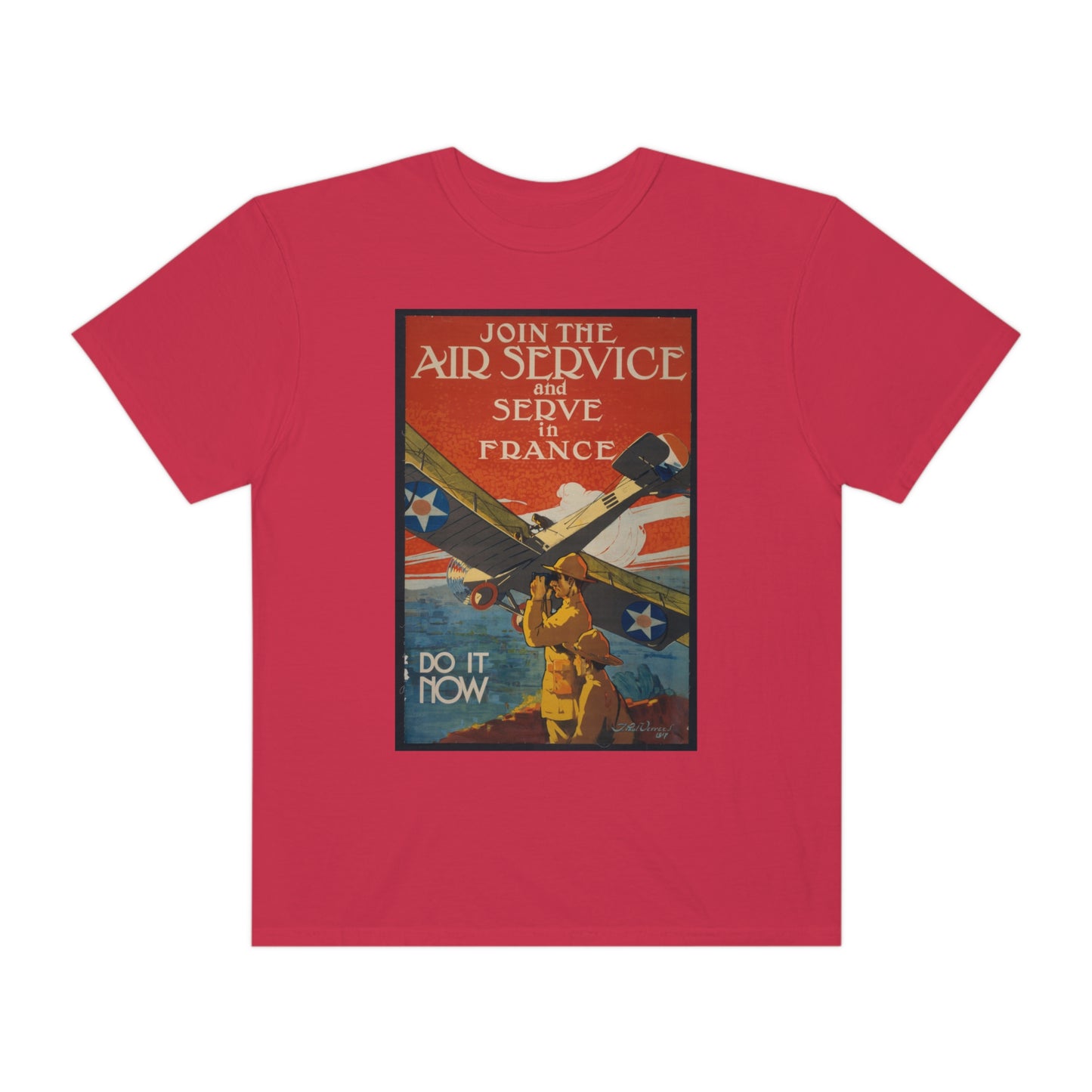 'Serve in France' Propaganda Print Shirt