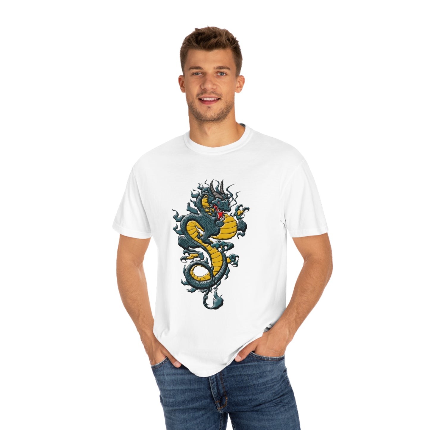 Chinese Dragon Print Shirt