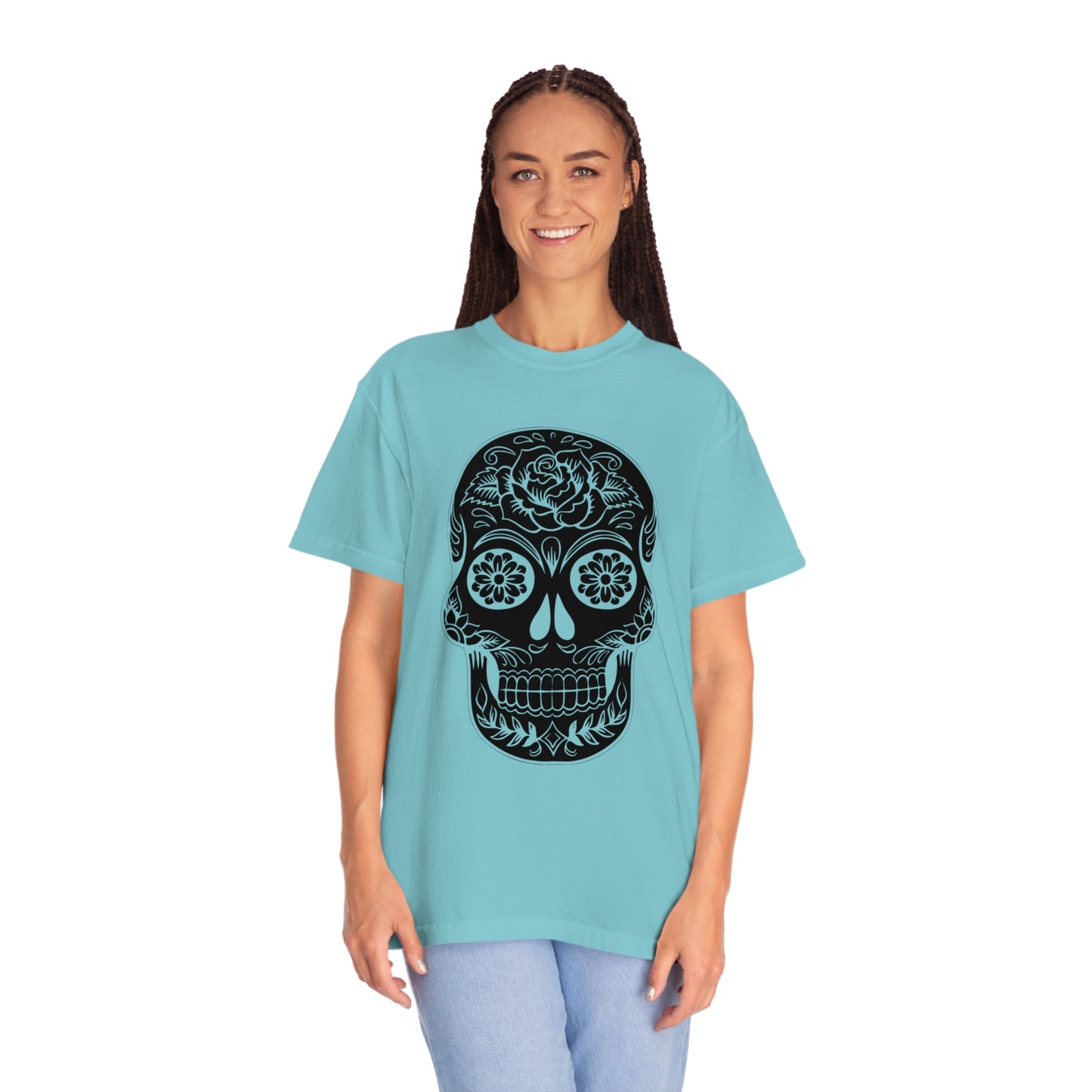 Day of the Dead Skull Print Shirt