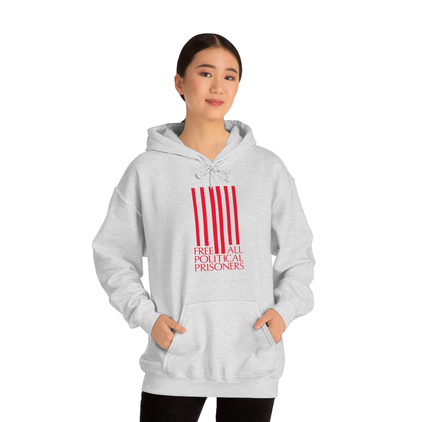 'Free All Political Prisoners' Hooded Sweatshirt