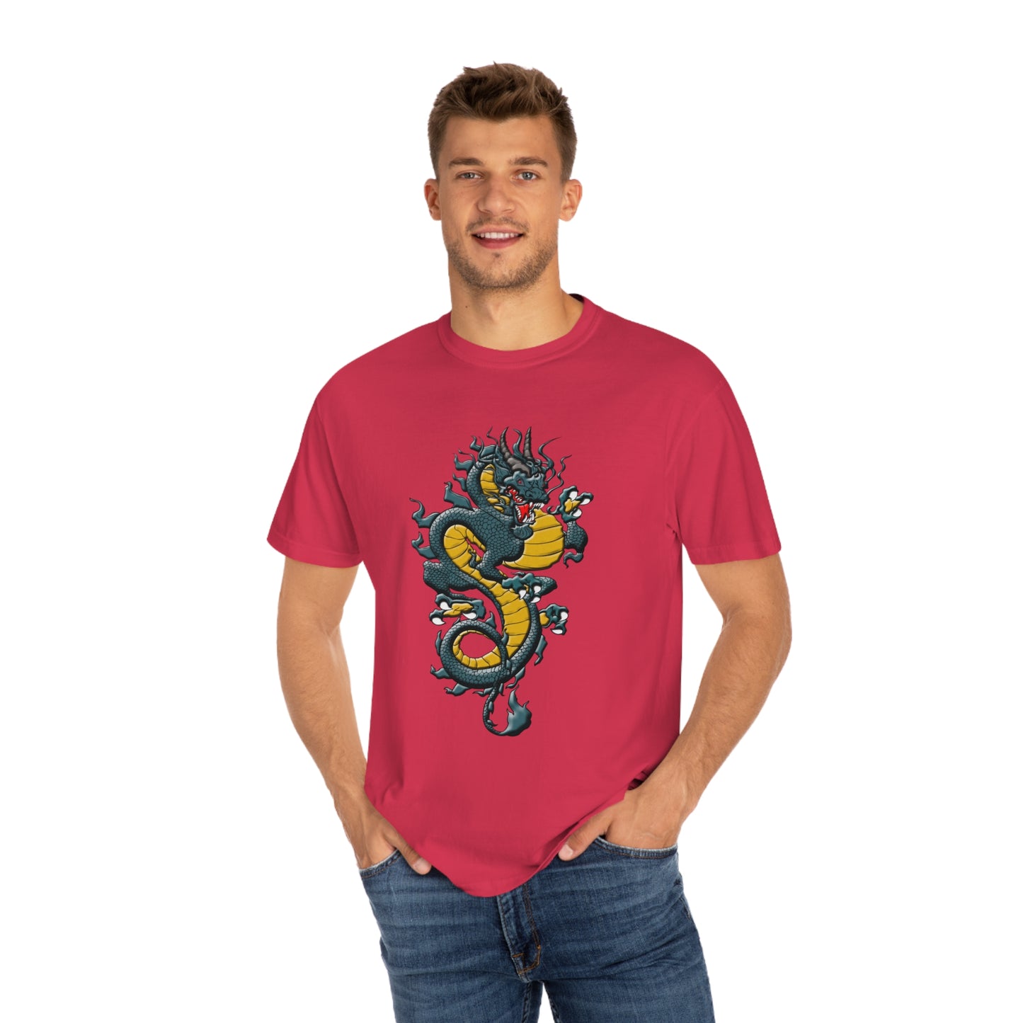 Chinese Dragon Print Shirt