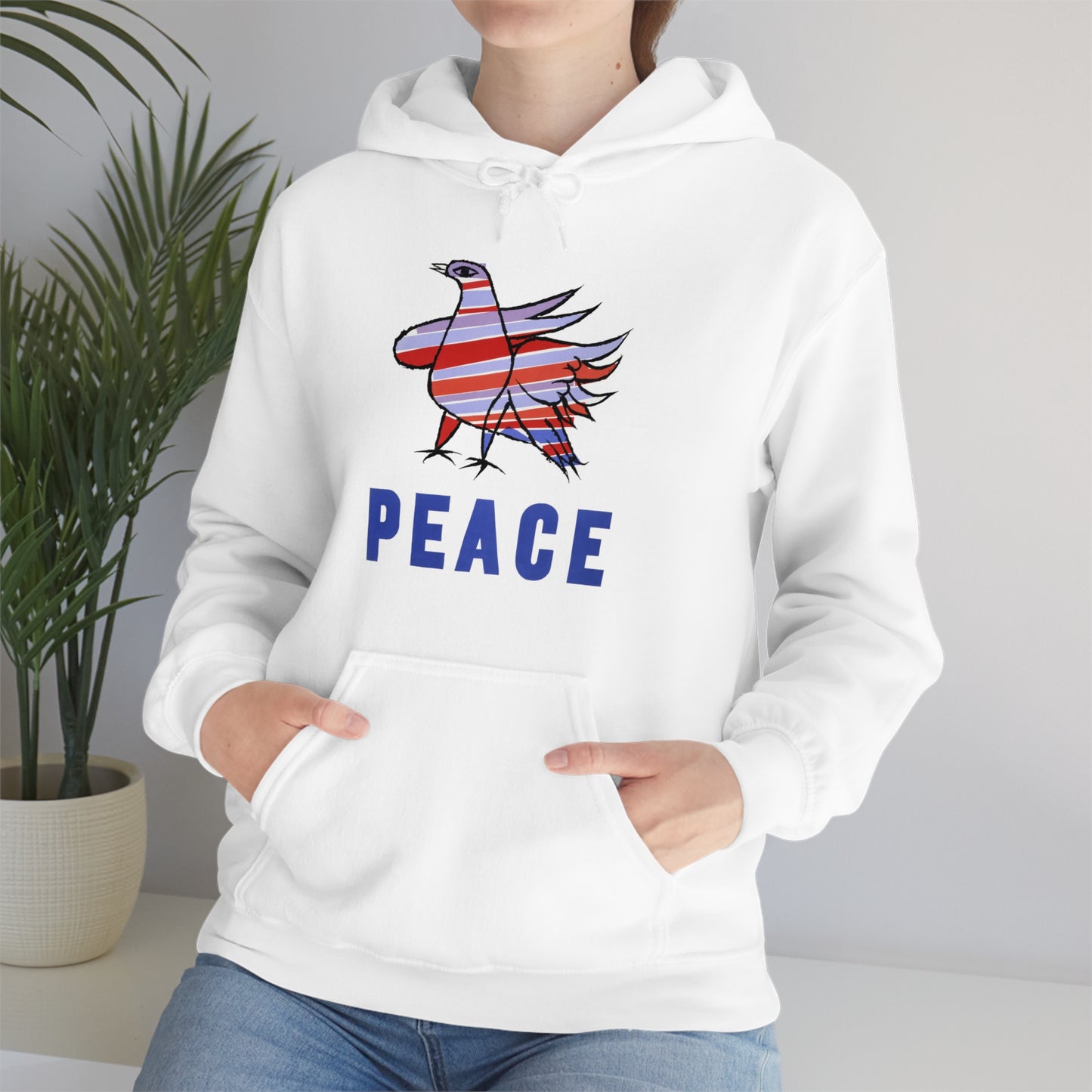 Peace Dove Hooded Sweatshirt