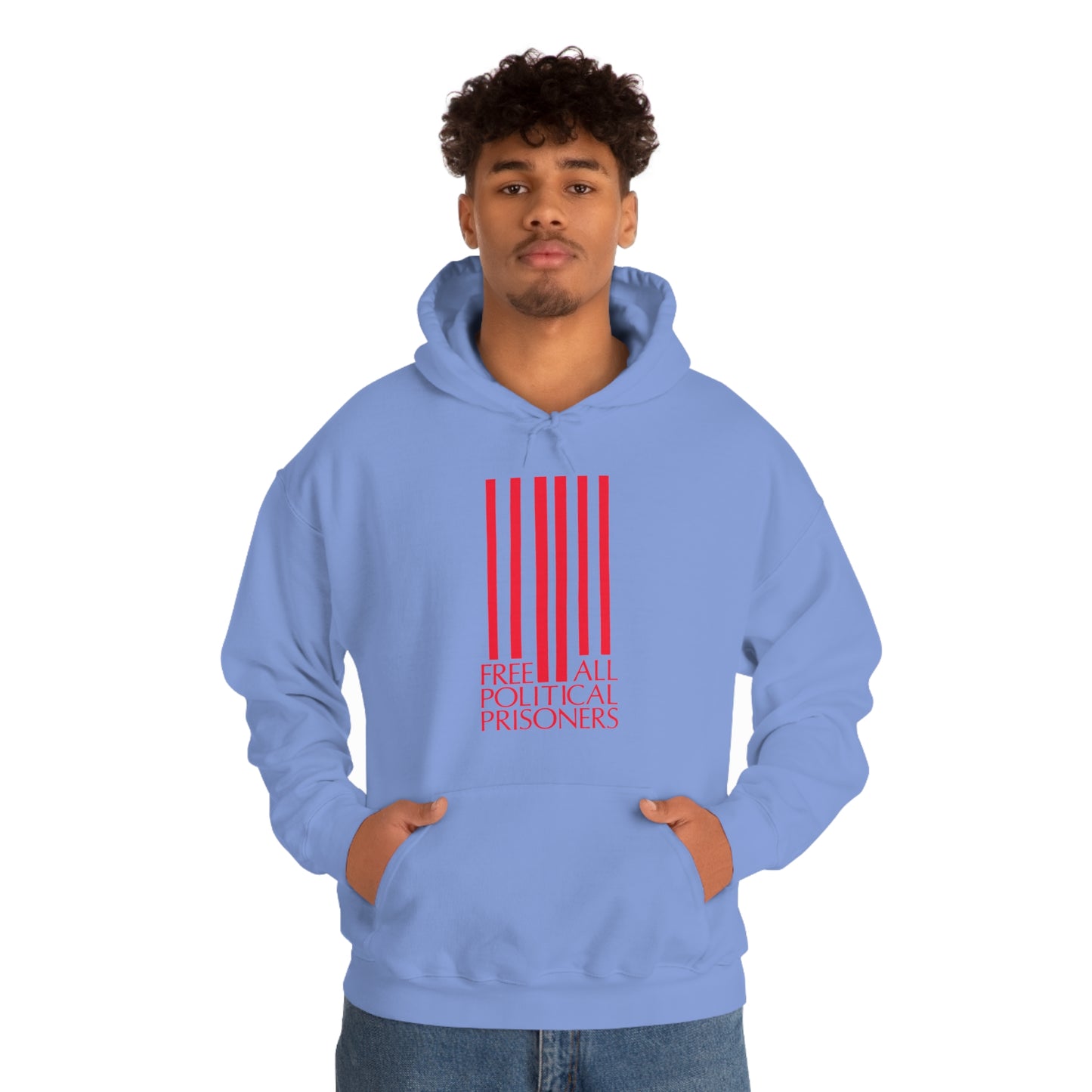 'Free All Political Prisoners' Hooded Sweatshirt