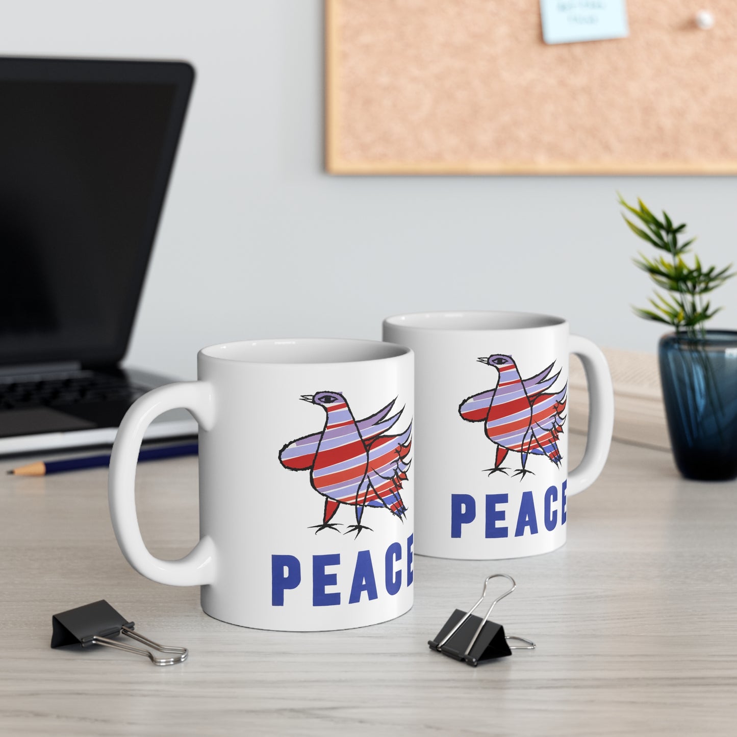 Peace Dove Ceramic Mug 11oz