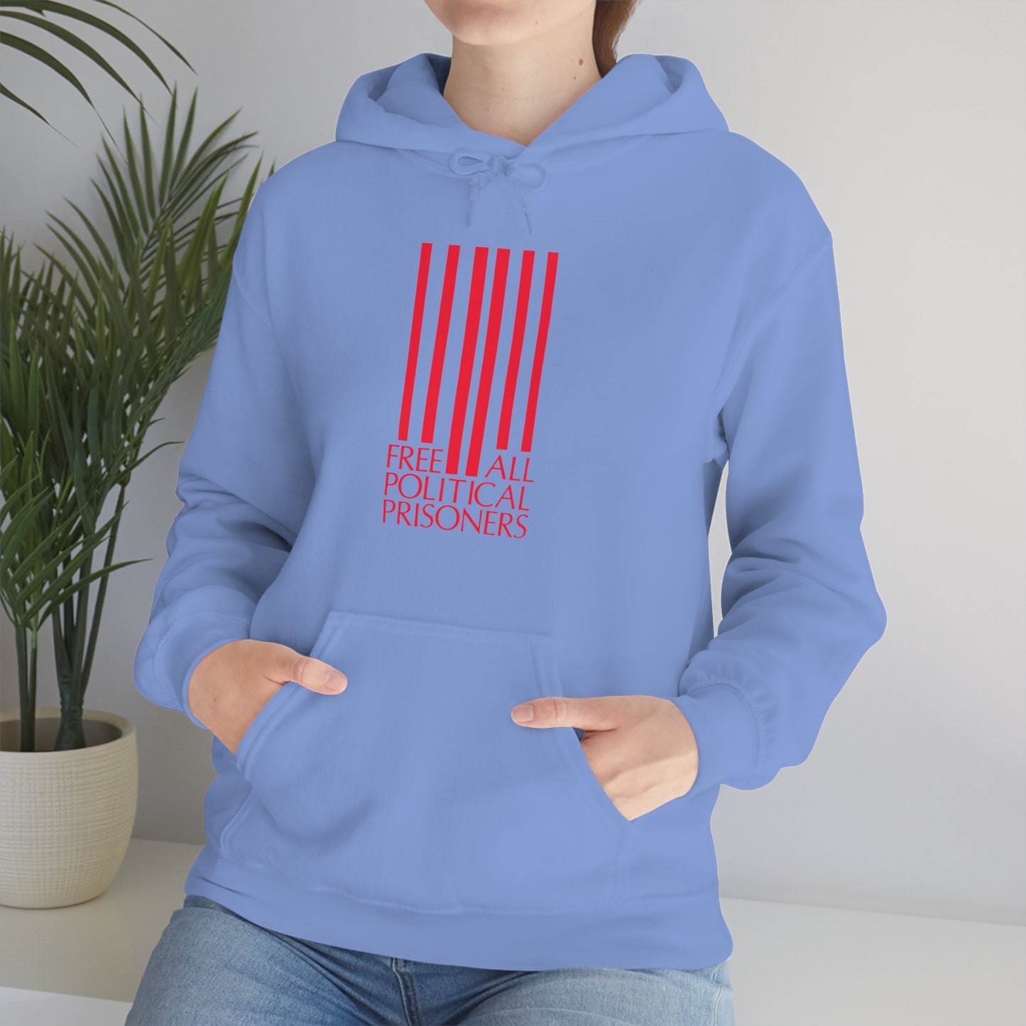 'Free All Political Prisoners' Hooded Sweatshirt