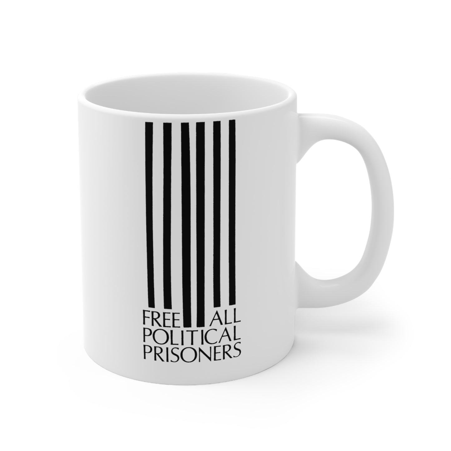 'Free All Political Prisoners' Ceramic Mug 11oz