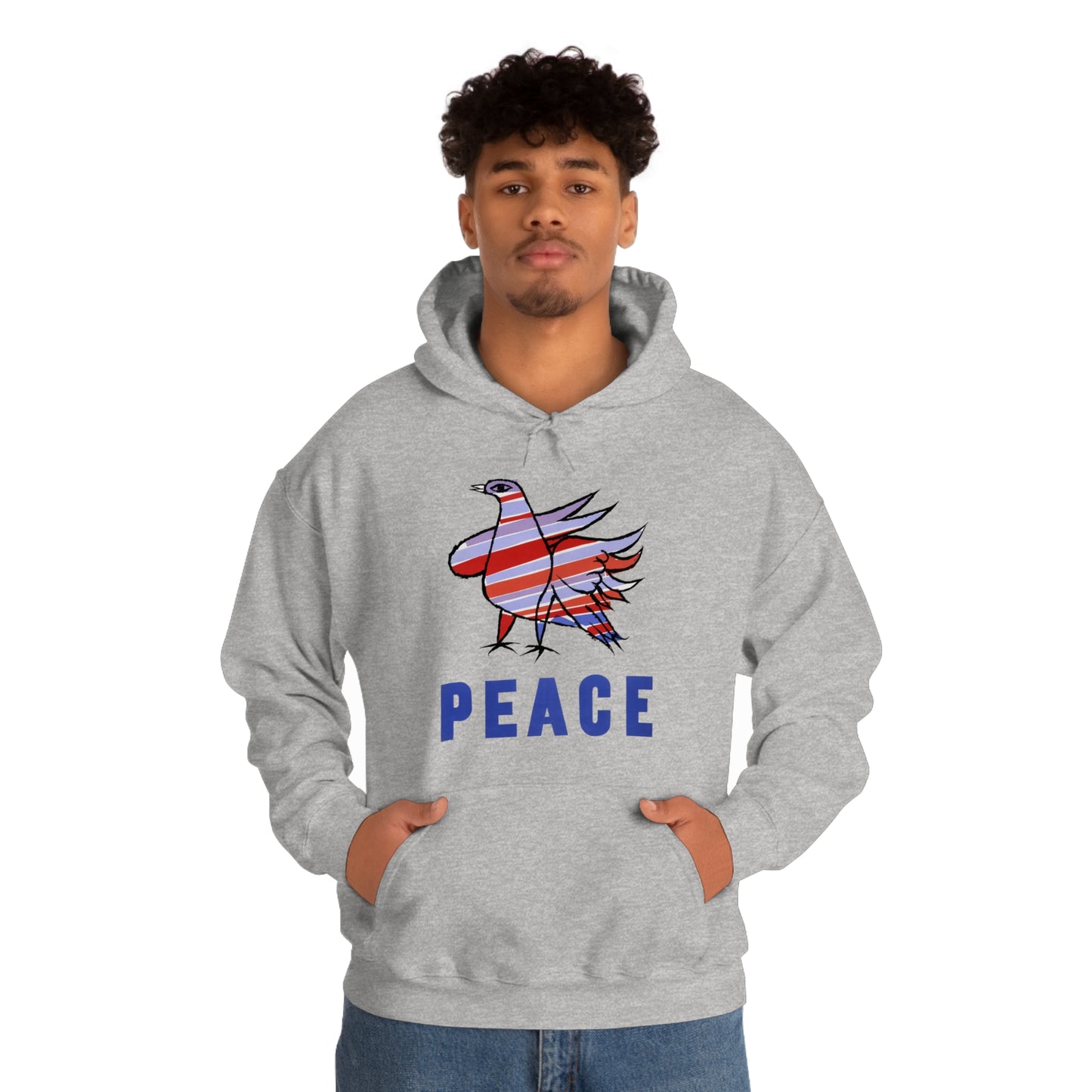 Peace Dove Hooded Sweatshirt