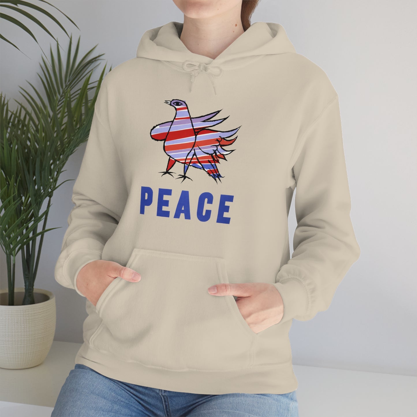 Peace Dove Hooded Sweatshirt