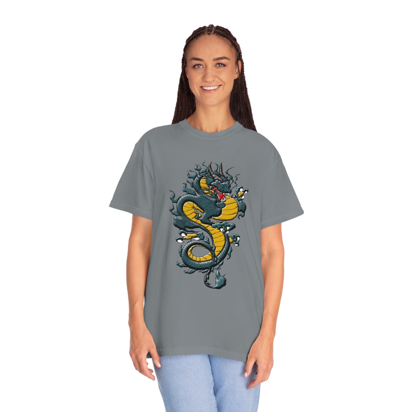 Chinese Dragon Print Shirt