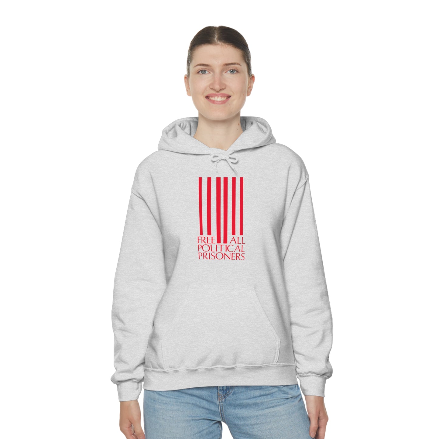 'Free All Political Prisoners' Hooded Sweatshirt