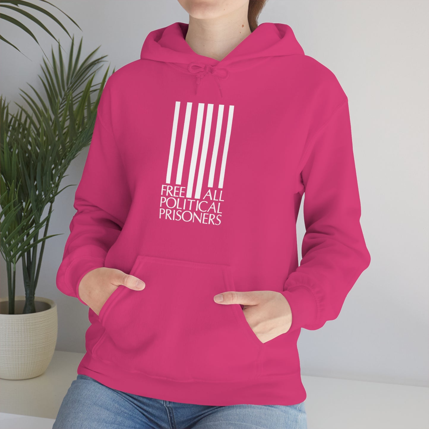 'Free All Political Prisoners' Hooded Sweatshirt