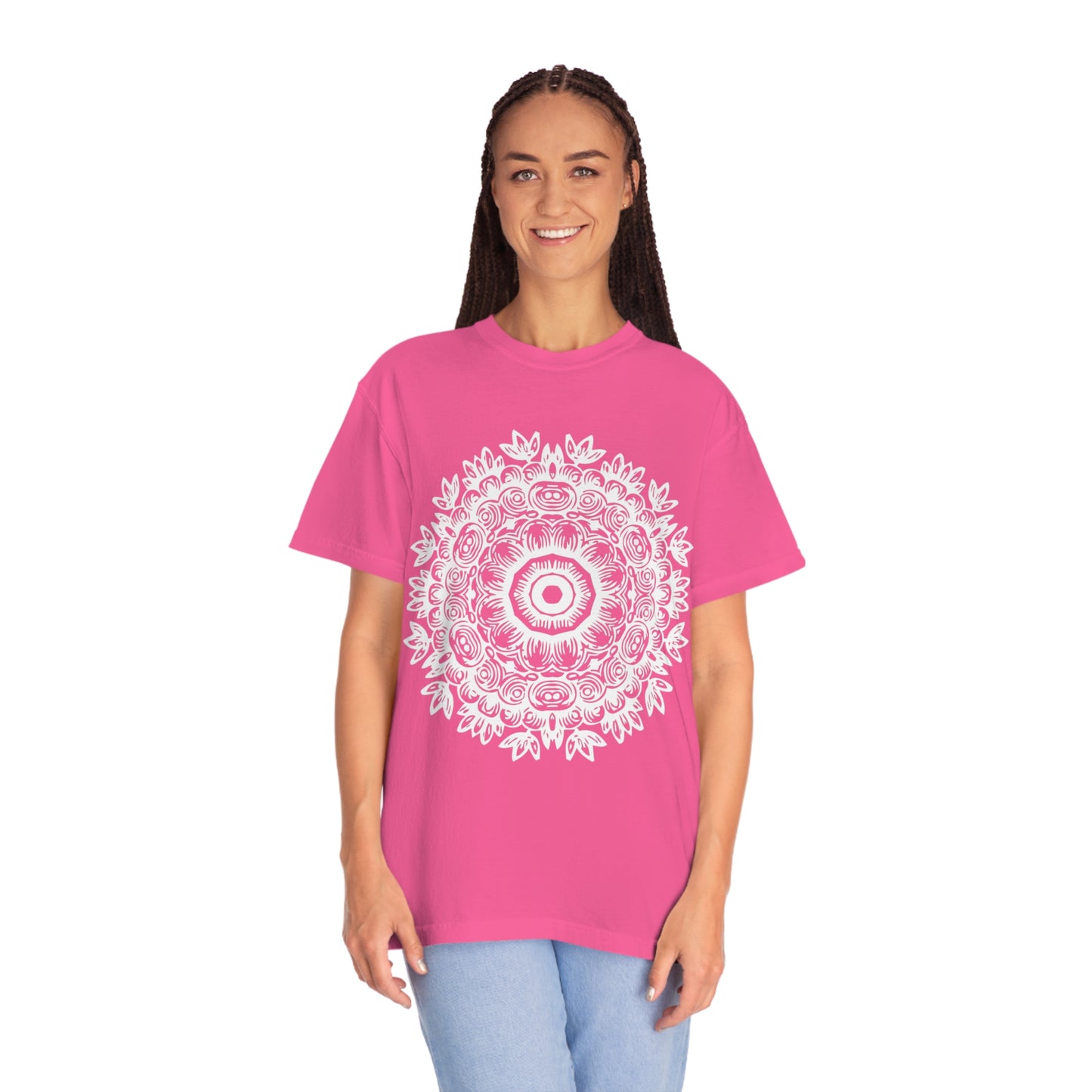 Flower Mandala Print Shirt