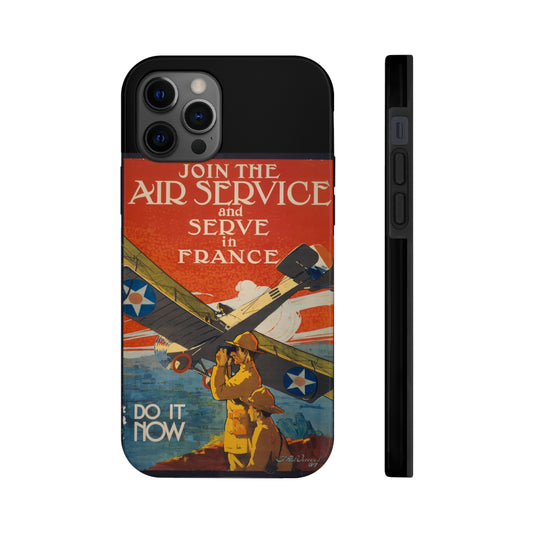 Vintage 'Serve in France' Tough Phone Cases